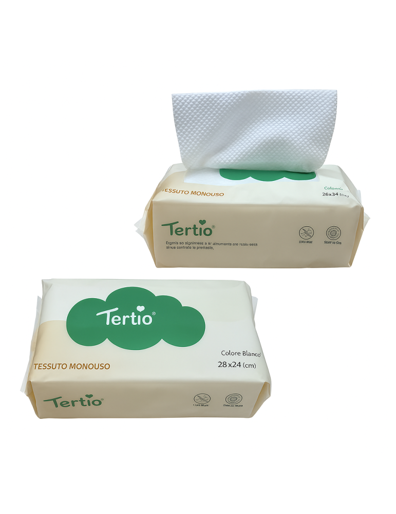 Paquete de Toallitas Limpieza Facial Desechables 28×24 cm R-10699