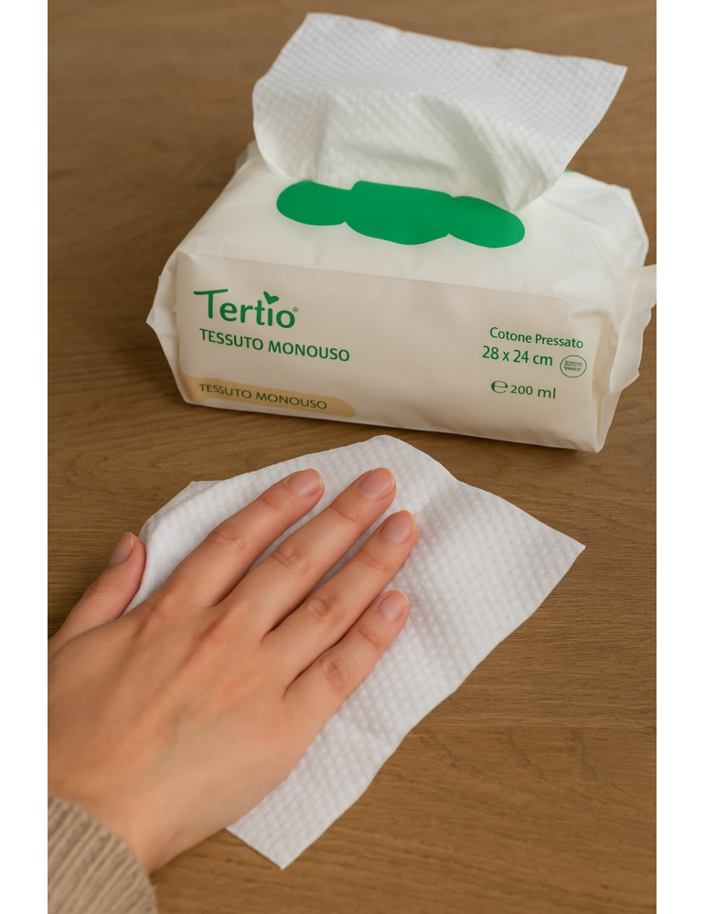 Paquete de Toallitas Limpieza Facial Desechables 28×24 cm R-10699