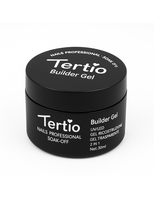 Gel Constructor para Uñas Tertio 30ml – Transparente, UV/LED, Soak-Off R-19022