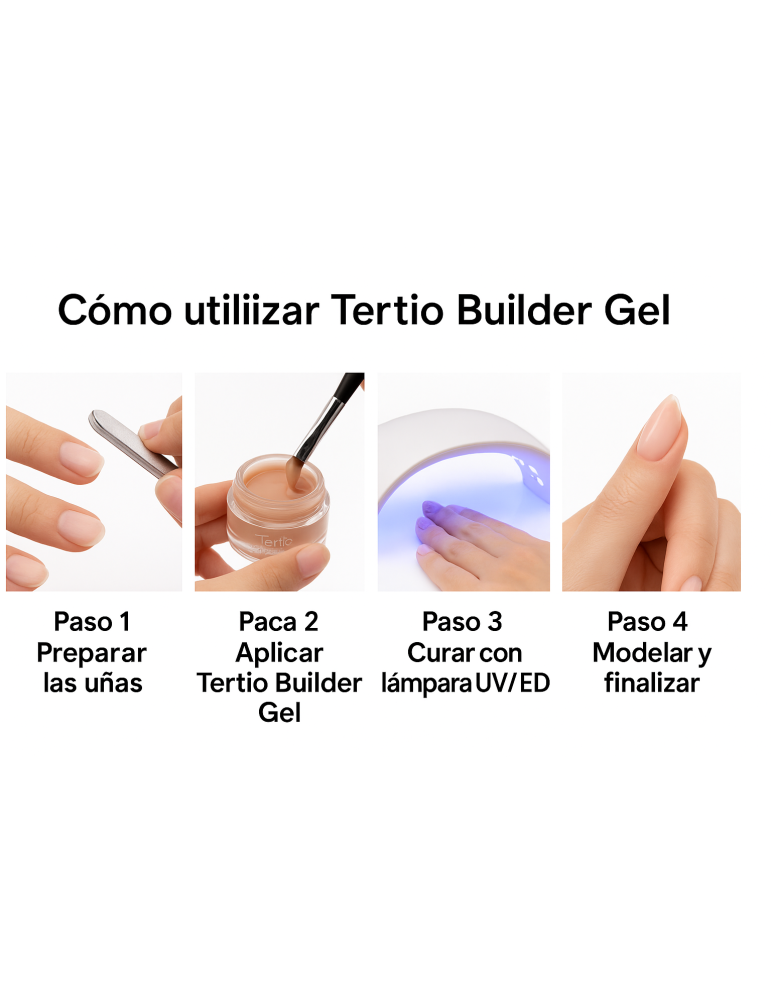 Gel Reconstructivo 2en1 Transparente 30ml N-10079