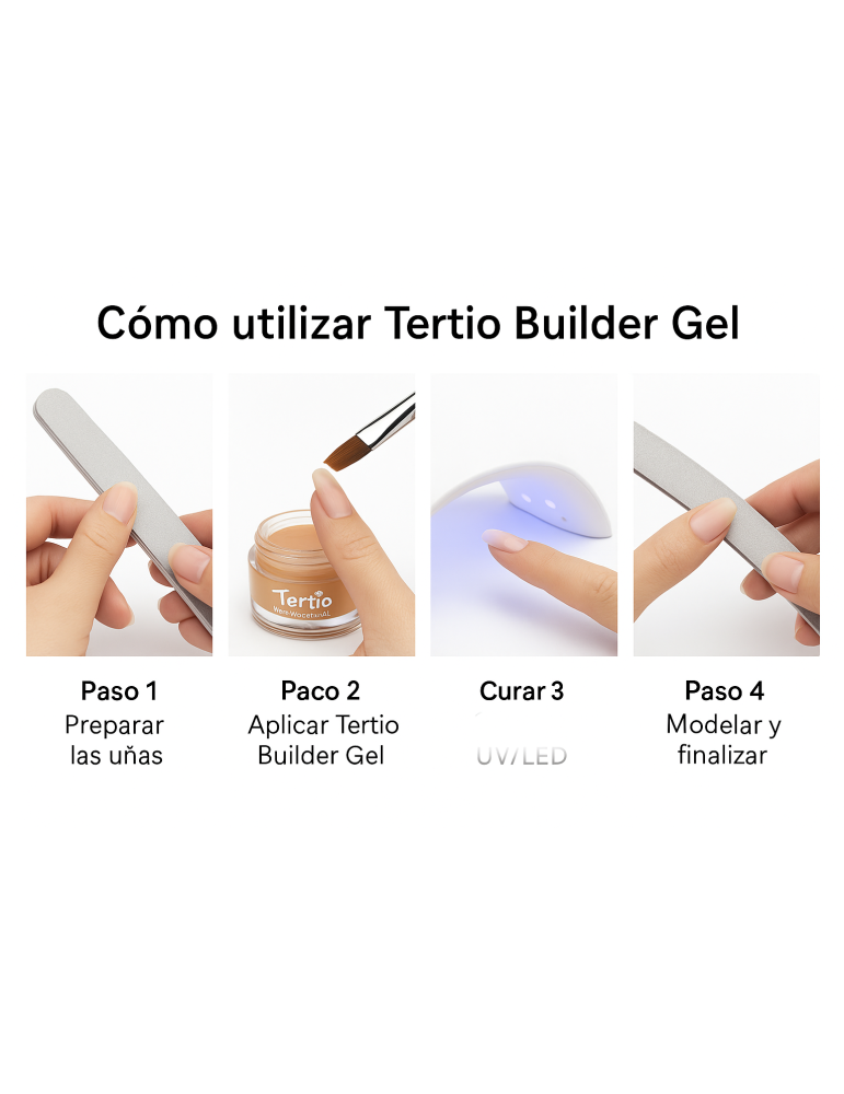 Gel Reconstructivo 2en1 Transparente 30ml M618-1