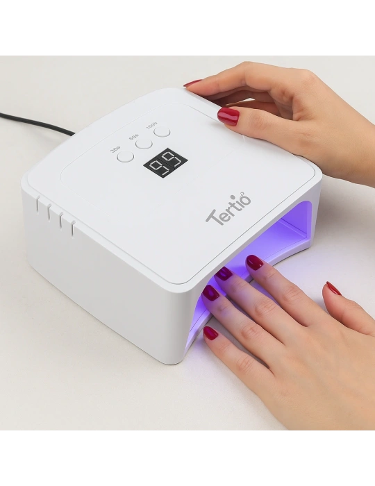 Lámpara LED/UV para Uñas 48W/60W T-A12 –Pantalla Digital, Temporizador 30s/60s/90s/120s, Para Gel UV y Esmalte Semipermanente