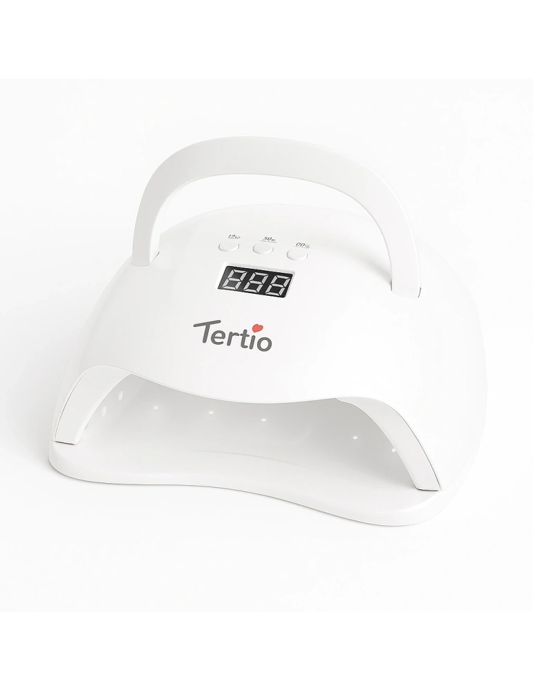 Lámpara LED/UV para Uñas 96W T-A8 – Pantalla Digital , Temporizador 10s/30s/60s/99s, Asa Plegable, para Gel UV y Semipermanente