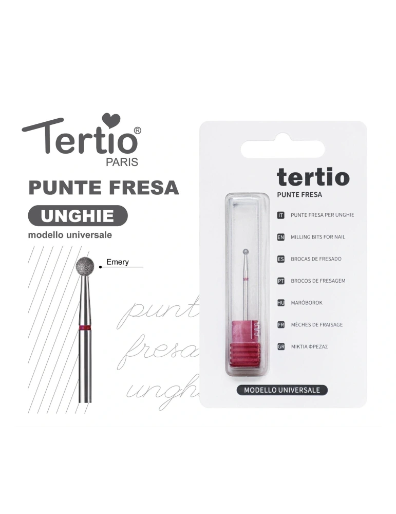 Tertio Punta Fresa Bola de Diamante – Modelo Universal