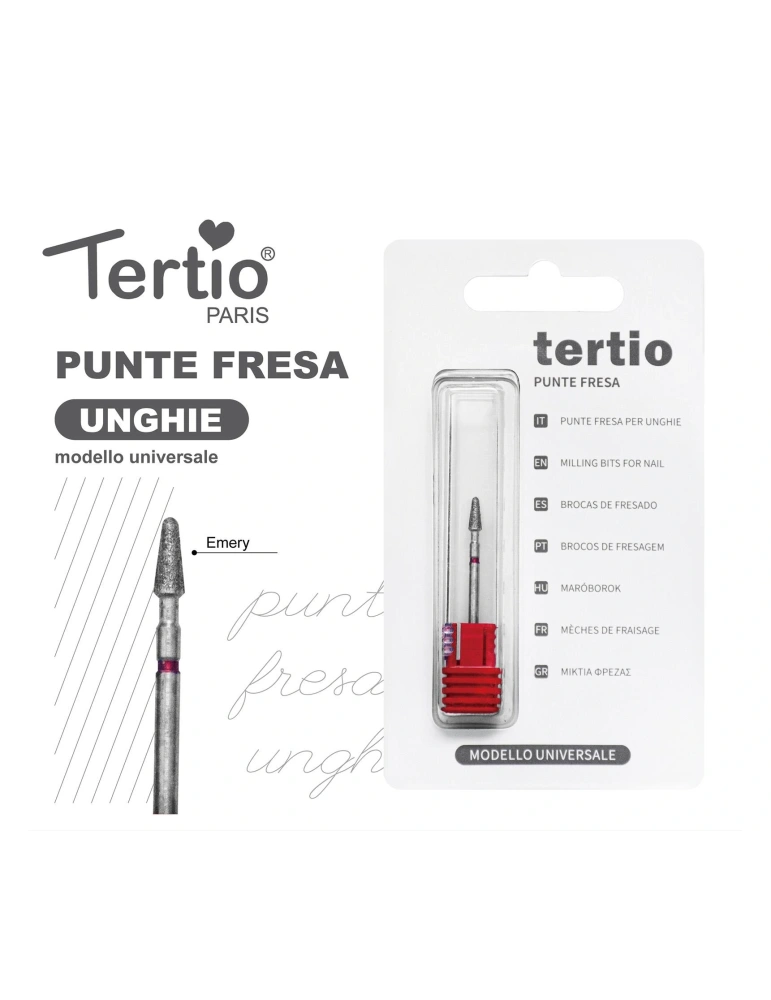 Tertio Punta Fresa Llama de Diamante – Modelo Universal