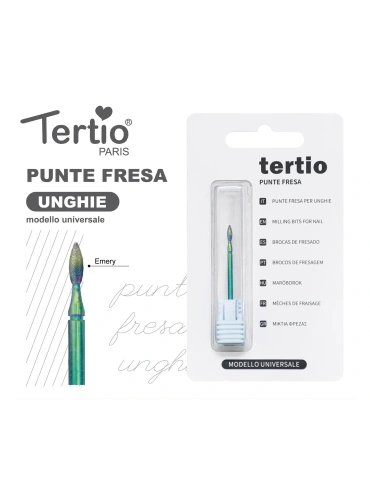 Tertio Punta Fresa Oliva Arcoíris de Diamante – Modelo Universal