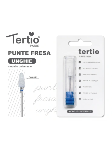 Tertio Punta Fresa Llama Azul de Cerámica – Modelo Universal