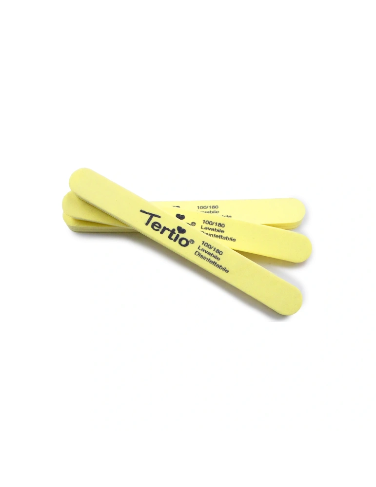 Limas de Uñas Profesionales Tertio 100/180 – Pack de 3 Unidades