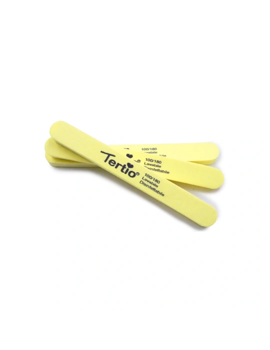 Limas de Uñas Profesionales Tertio 100/180 – Pack de 3 Unidades