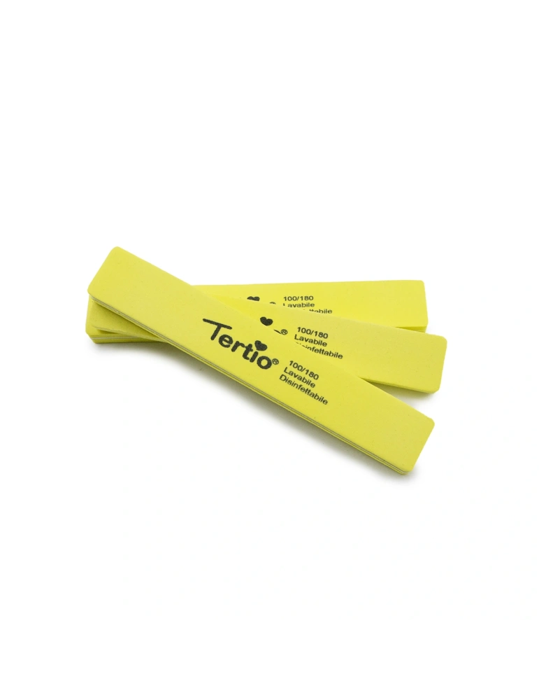 Limas de Uñas Profesionales Tertio 100/180 – Pack de 3 Unidades