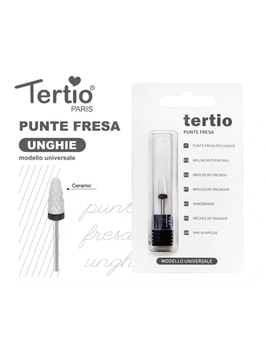 Tertio Punta Fresa Barril Negra de Cerámica – Modelo Universal