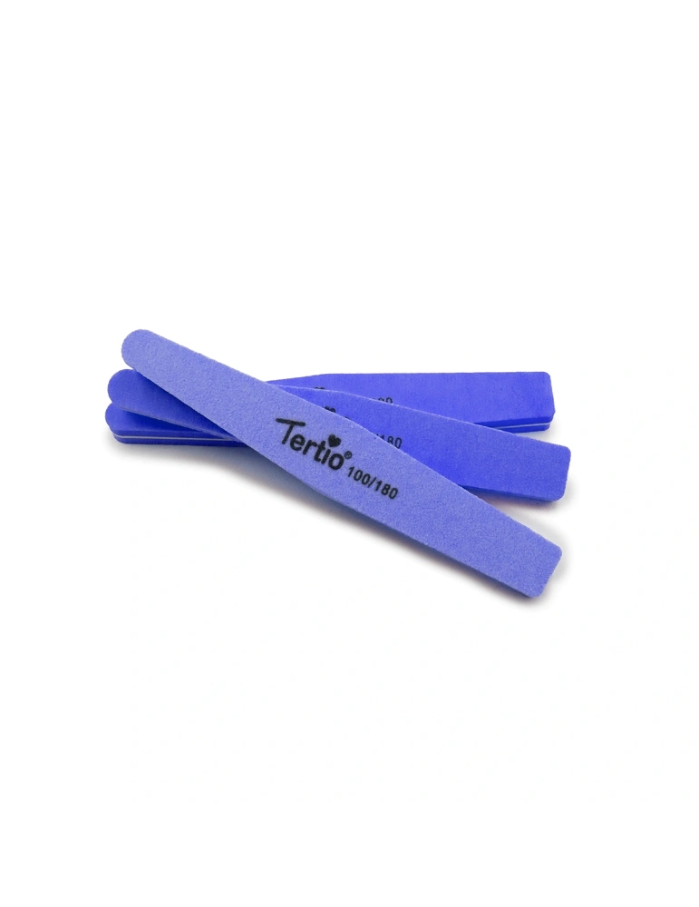 Limas de Uñas Profesionales Tertio 100/180 – Pack de 3 Unidades