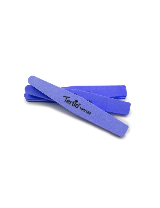 Limas de Uñas Profesionales Tertio 100/180 – Pack de 3 Unidades