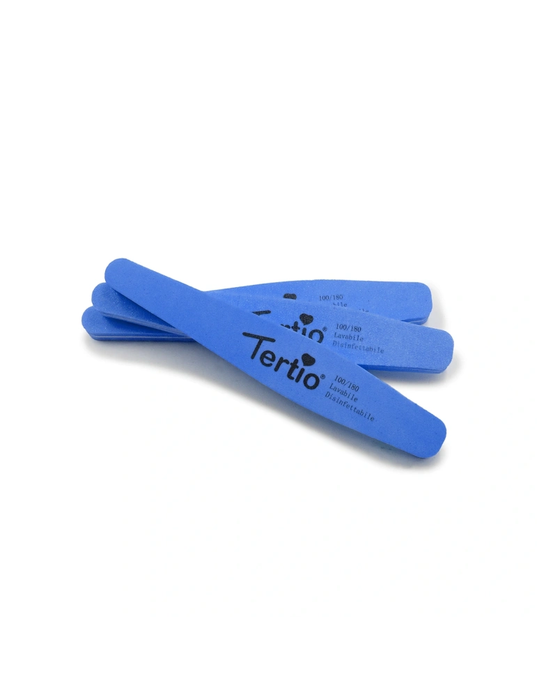 Limas de Uñas Profesionales Tertio 100/180 – Pack de 3 Unidades