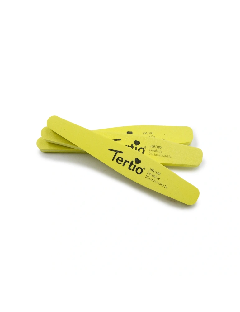 Limas de Uñas Profesionales Tertio 100/180 – Pack de 3 Unidades
