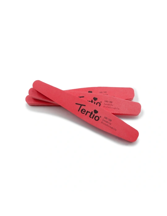 Limas de Uñas Profesionales Tertio 100/180 – Pack de 3 Unidades
