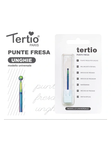 Tertio Punta Fresa Bola Arcoíris de Acero – Modelo Universal