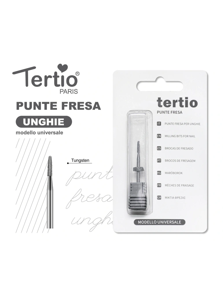 Tertio Punta Fresa Aguja de Tungsteno – Modelo Universal