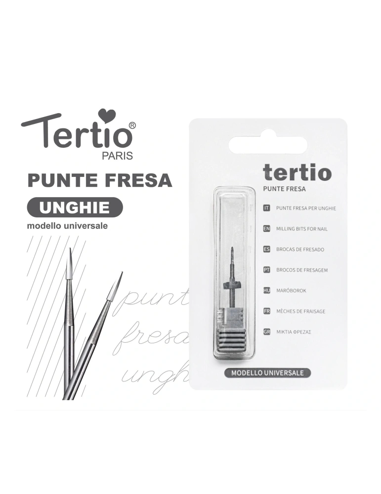 Tertio Punta Fresa Aguja Fina de Tungsteno – Modelo Universal