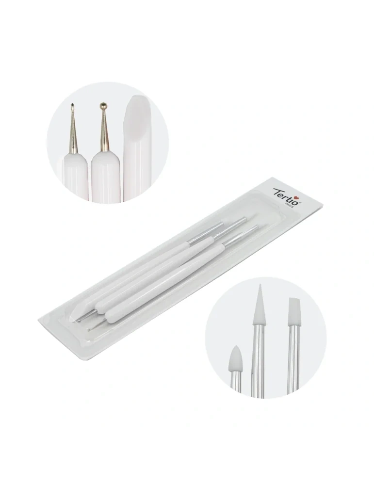 Set de Herramientas de Silicona para Nail Art – Tertio