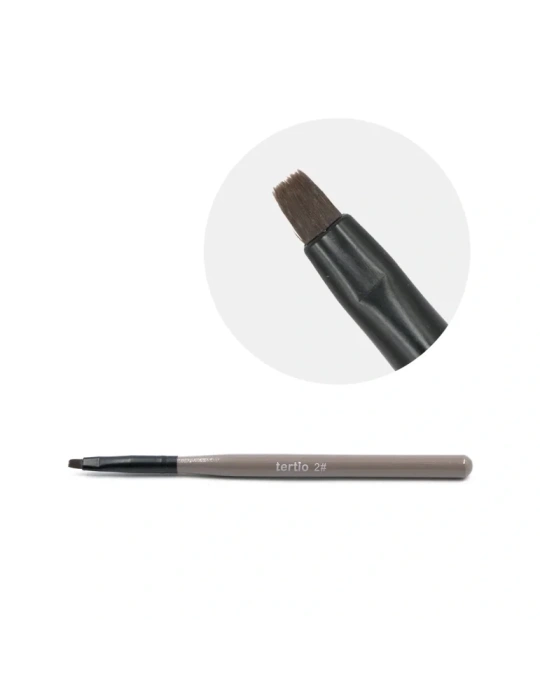 Pincel Profesional para Gel Plano Nº2 – Tertio