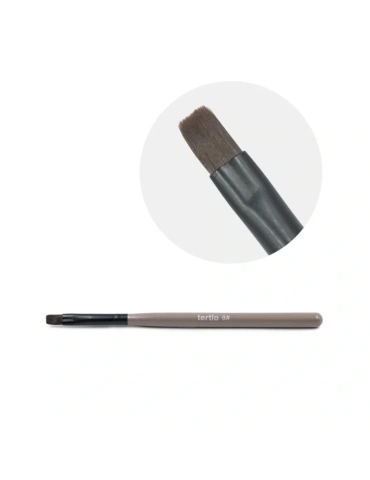 Pincel Profesional para Gel Plano Nº8– Tertio