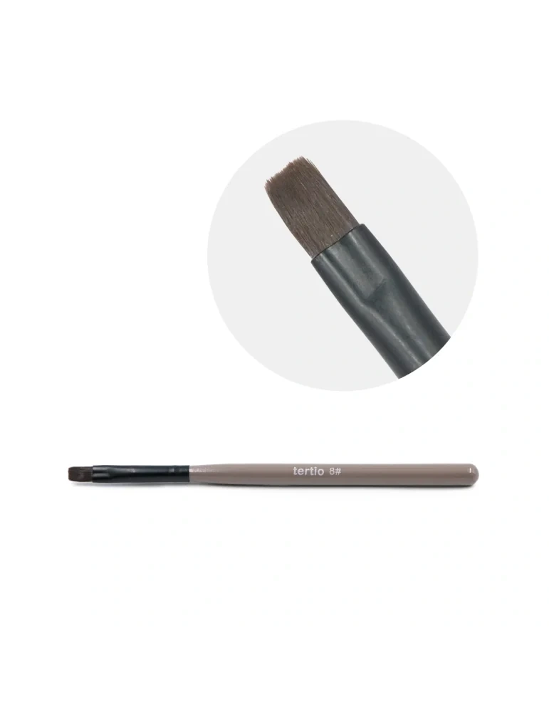 Pincel Profesional para Gel Plano Nº8– Tertio