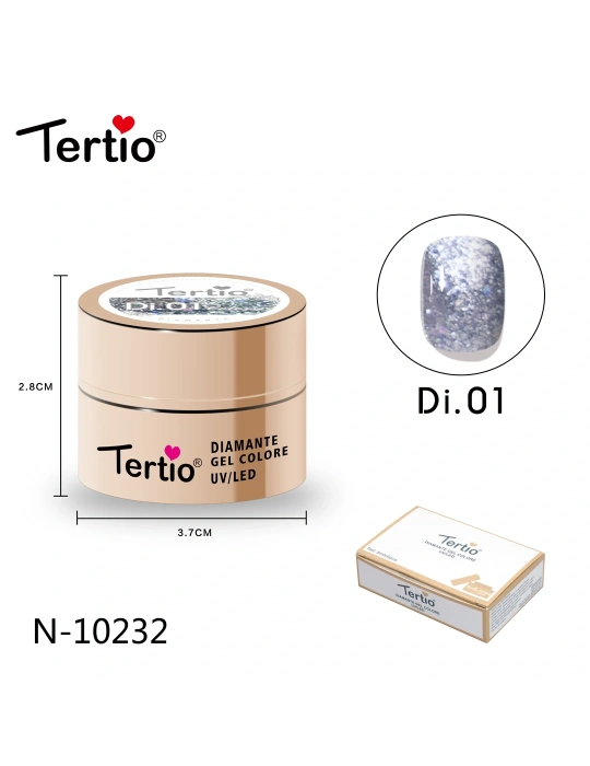 Diamante Gel Color Di.01 – Gel UV/LED con Efecto Diamante Brillante