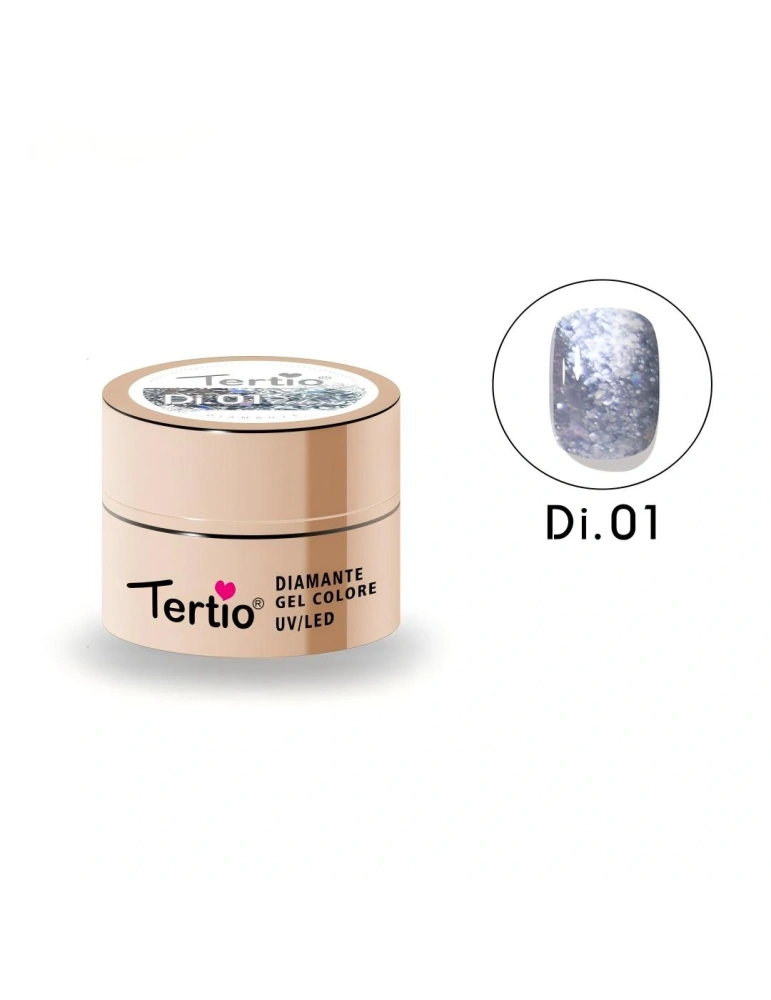 Diamante Gel Color Di.01 – Gel UV/LED con Efecto Diamante Brillante