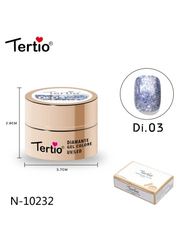 Gel Diamante Color Di.03 – Gel Semipermanente UV/LED con Efecto Diamante Brillante 2