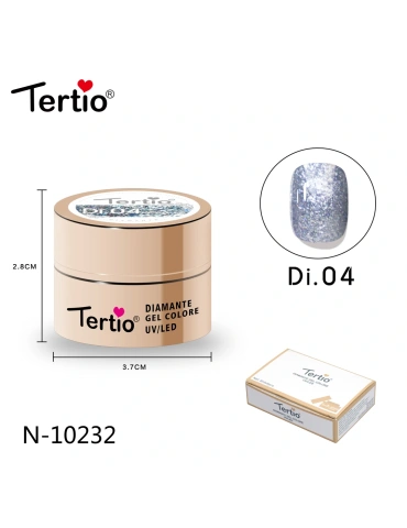 Gel Diamante Color Di.04 – Gel Semipermanente UV/LED con Efecto Diamante Brillante