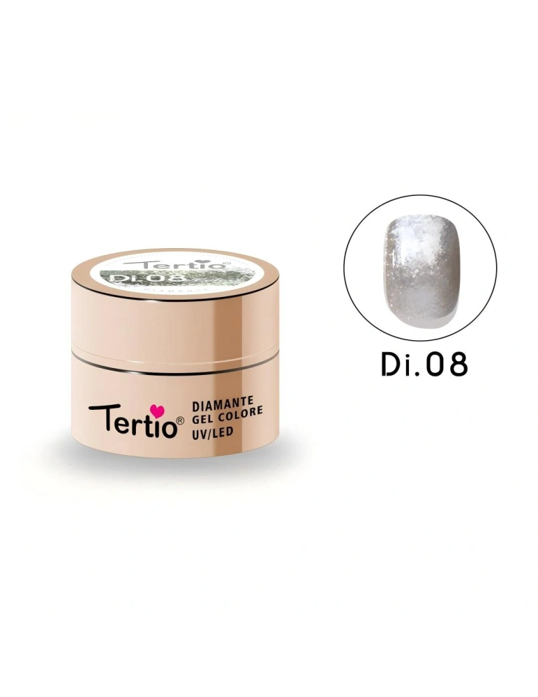 Gel Diamante Color Di.08 – Gel Semipermanente UV/LED con Efecto Diamante Brillante