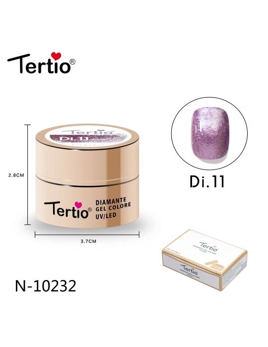 Gel Diamante Color Di.11 – Gel Semipermanente UV/LED con Efecto Diamante Brillante