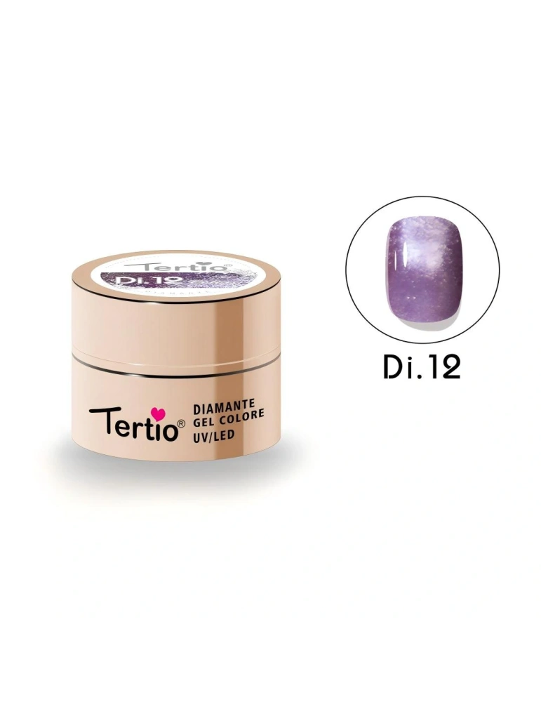 Gel Diamante Color Di.12 – Gel Semipermanente UV/LED con Efecto Diamante Brillante