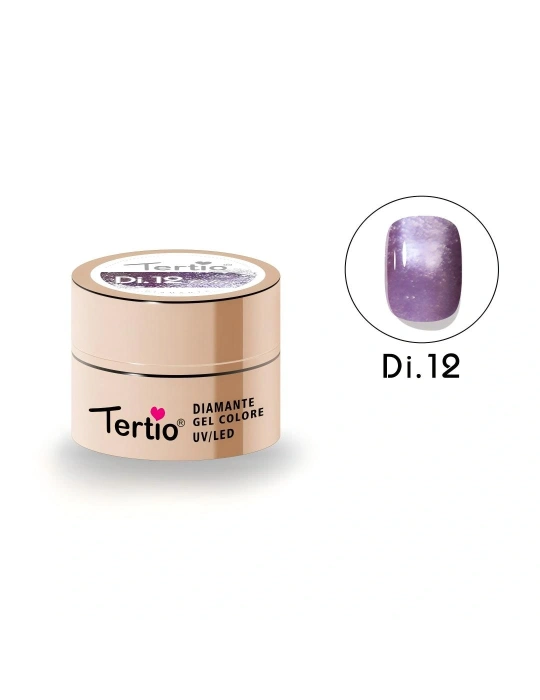 Gel Diamante Color Di.12 – Gel Semipermanente UV/LED con Efecto Diamante Brillante