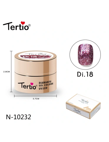 Gel Diamante Color Di.18 – Gel Semipermanente UV/LED con Efecto Diamante Brillante 2