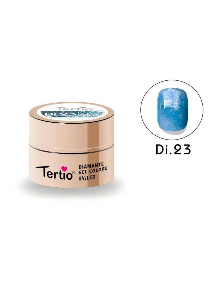 Gel Diamante Color Di.23 – Gel Semipermanente UV/LED con Efecto Diamante Brillante