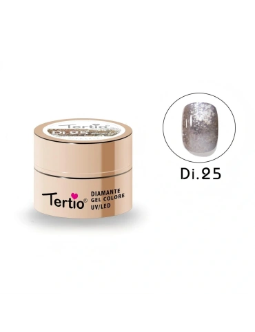 Gel Diamante Color Di.25 – Gel Semipermanente UV/LED con Efecto Diamante Brillante