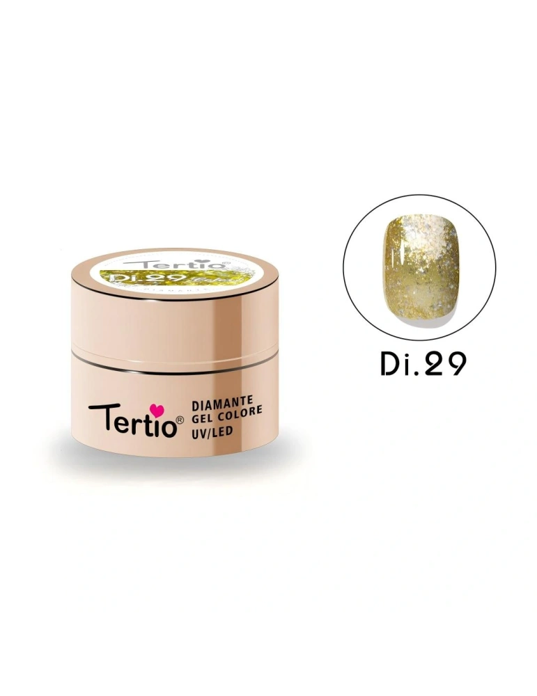 Gel Diamante Color Di.29 – Gel Semipermanente UV/LED con Efecto Diamante Brillante