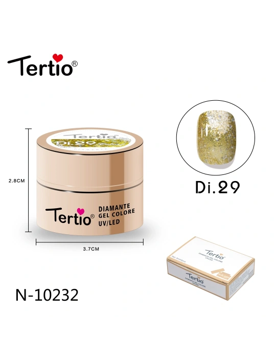 Gel Diamante Color Di.29 – Gel Semipermanente UV/LED con Efecto Diamante Brillante