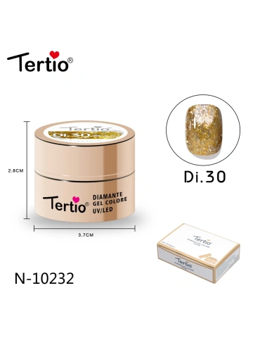 Gel Diamante Color Di.30 – Gel Semipermanente UV/LED con Efecto Diamante Brillante 2