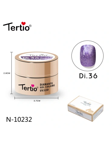 Gel Diamante Color Di.36 – Gel Semipermanente UV/LED con Efecto Diamante Brillante 2