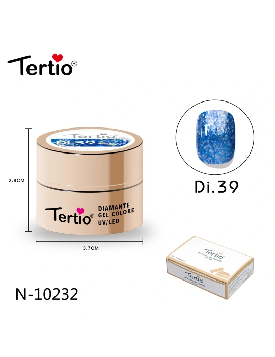 Gel Diamante Color Di.39 – Gel Semipermanente UV/LED con Efecto Diamante Brillante