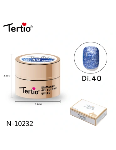 Gel Diamante Color Di.40 – Gel Semipermanente UV/LED con Efecto Diamante Brillante 2
