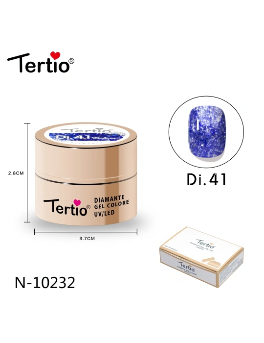 Gel Diamante Color Di.41 – Gel Semipermanente UV/LED con Efecto Diamante Brillante