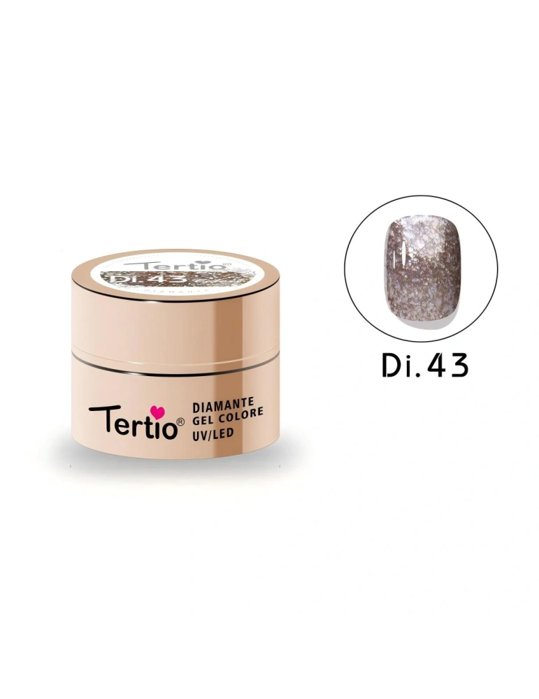 Gel Diamante Color Di.43 – Gel Semipermanente UV/LED con Efecto Diamante Brillante