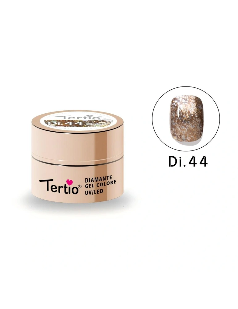 Gel Diamante Color Di.44 – Gel Semipermanente UV/LED con Efecto Diamante Brillante