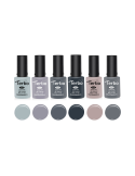 UV Semi-Permanent Nail Polish Pack of 6 – Grey
