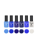 Smalto semipermanente UV confezione da 6 – Blu